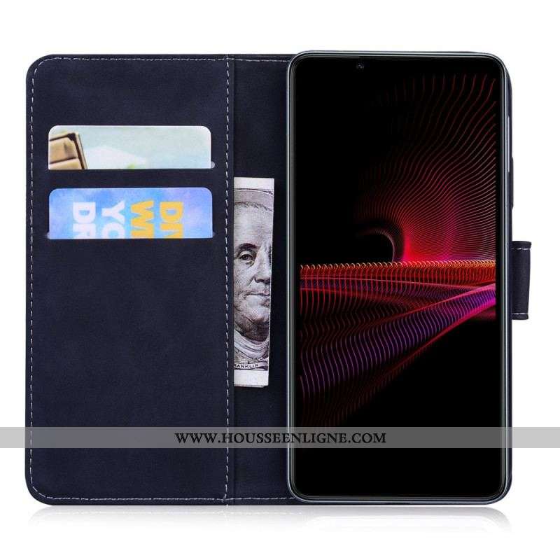 Housse Sony Xperia 1 IV Vintage Papillon