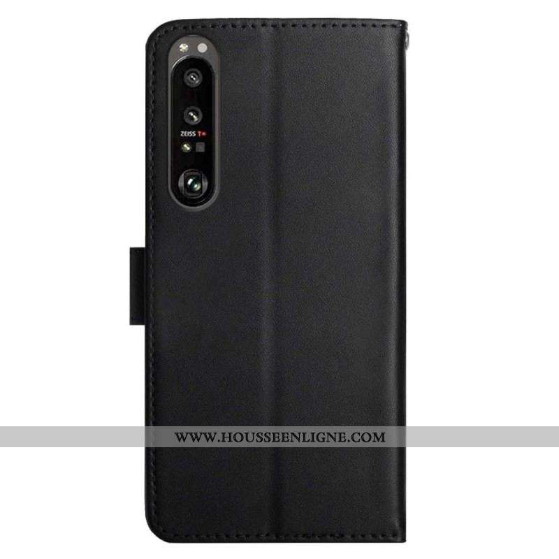 Housse Sony Xperia 1 IV Véritable Cuir Nappa