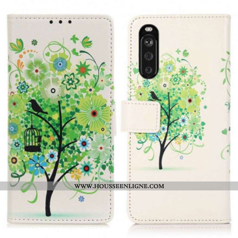 Housse Sony Xperia 10 III Arbre Fleuri
