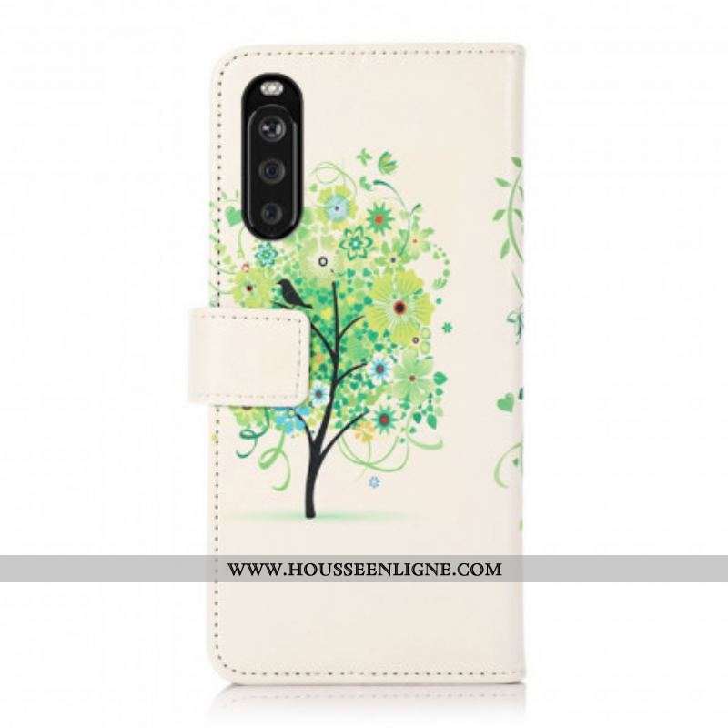 Housse Sony Xperia 10 III Arbre Fleuri
