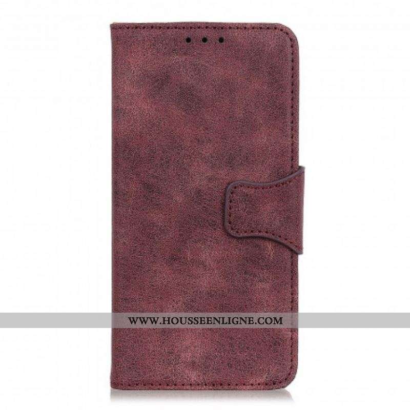 Housse Sony Xperia 10 III Cuir Fendu Vintage