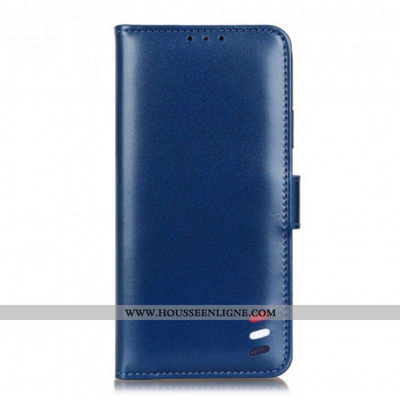 Housse Sony Xperia 10 III Effet Cuir Tricolore