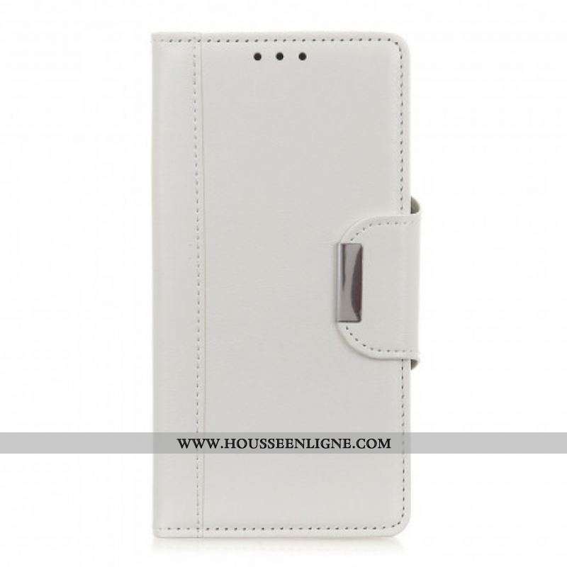 Housse Sony Xperia 10 III Simili Cuir Fermoir Élégance