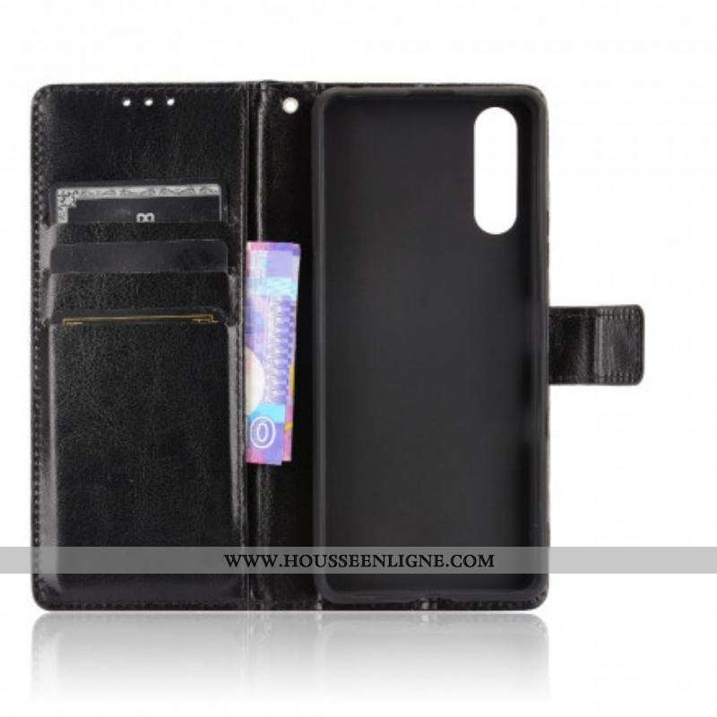Housse Sony Xperia 10 III Simili Cuir Flashy