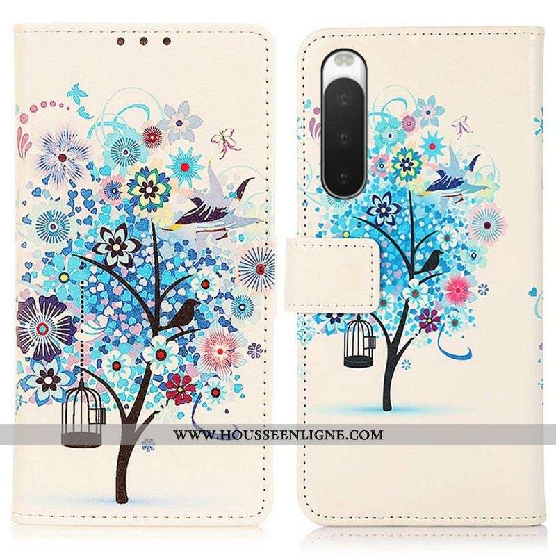 Housse Sony Xperia 10 IV Arbre Fleuri