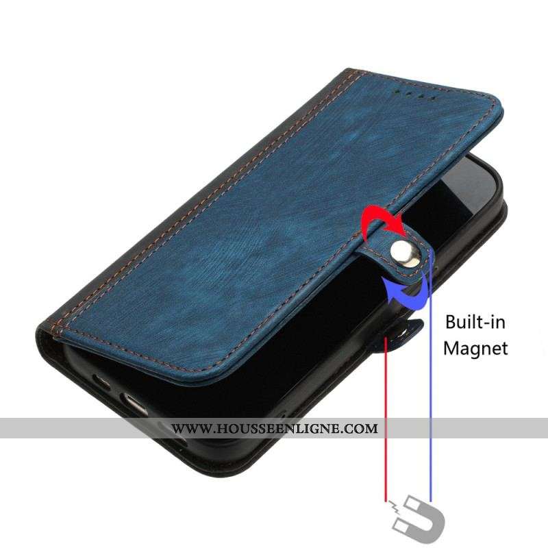 Housse Sony Xperia 10 IV Bicolore avec Lanière