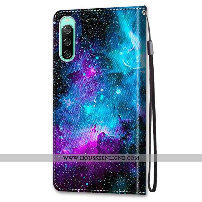 Housse Sony Xperia 10 IV Cosmic Sky