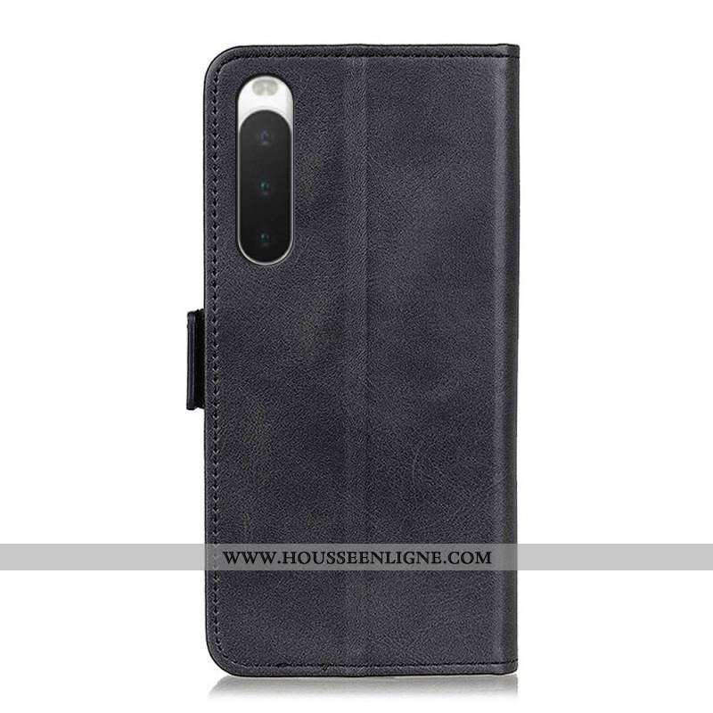 Housse Sony Xperia 10 IV Double Fermoir