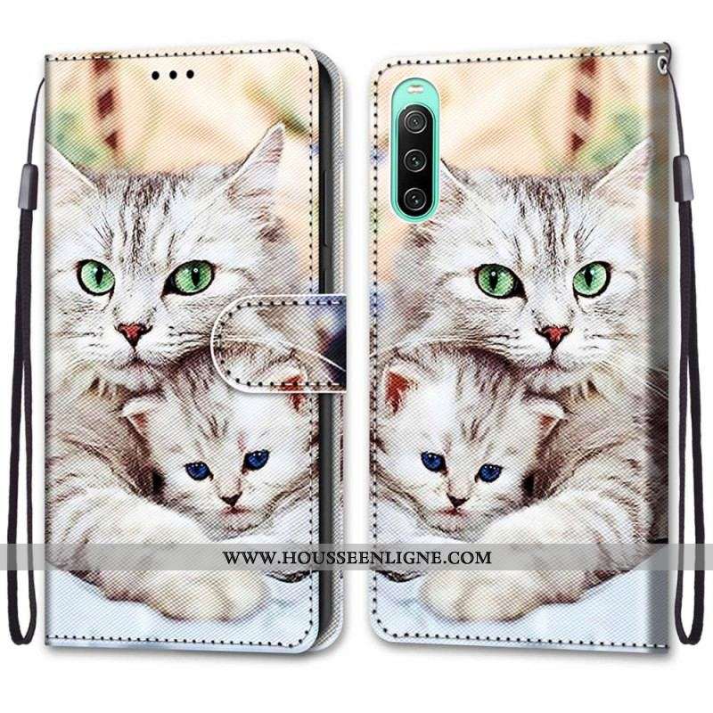 Housse Sony Xperia 10 IV Famille de Chats