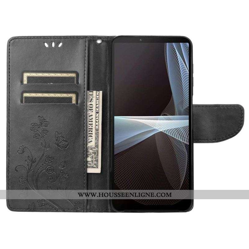 Housse Sony Xperia 10 IV Fleurs et Papillons