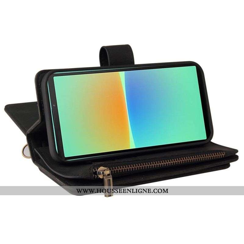 Housse Sony Xperia 10 IV Multi-fonctions Porte-Cartes
