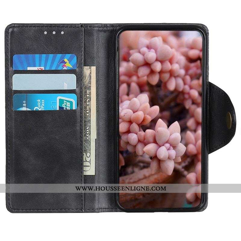 Housse Sony Xperia 10 IV Simili Cuir Bouton