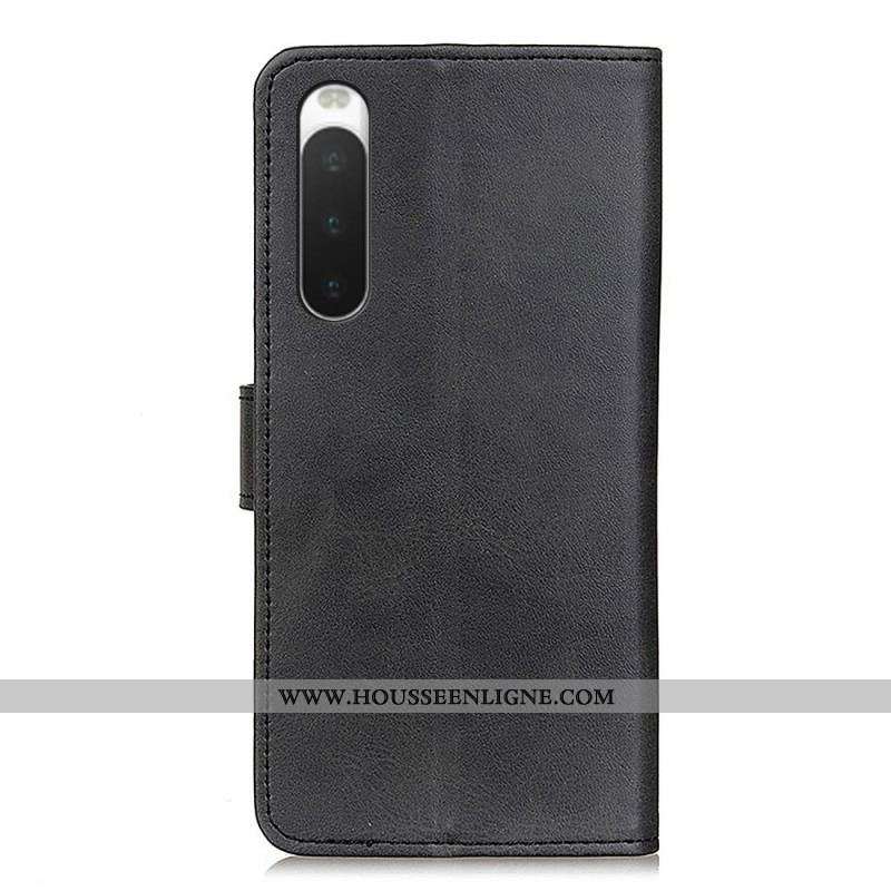 Housse Sony Xperia 10 IV Simili Cuir Mat