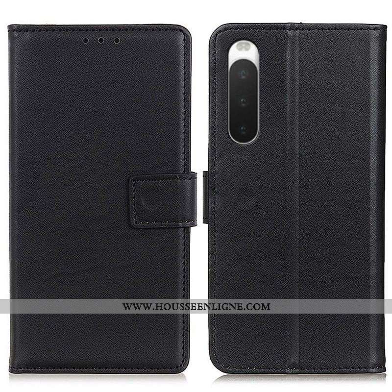 Housse Sony Xperia 10 IV Simili Cuir Simple