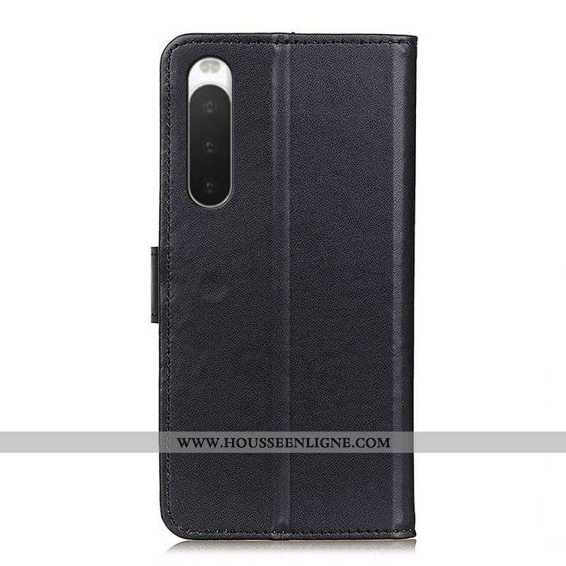 Housse Sony Xperia 10 IV Simili Cuir Simple