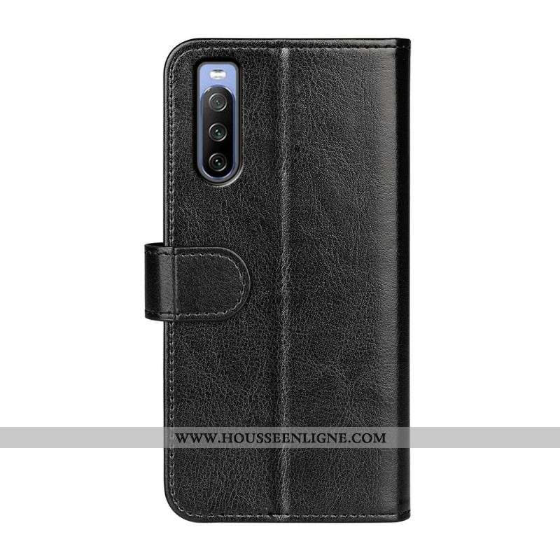 Housse Sony Xperia 10 IV Simili Cuir Vintage