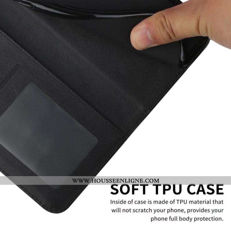 Housse Sony Xperia 10 IV Style Cuir Géométrique avec Lanière