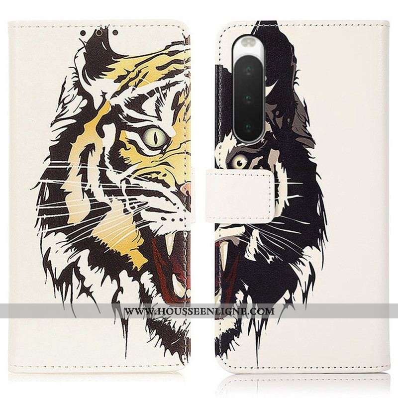 Housse Sony Xperia 10 IV Tigre Féroce