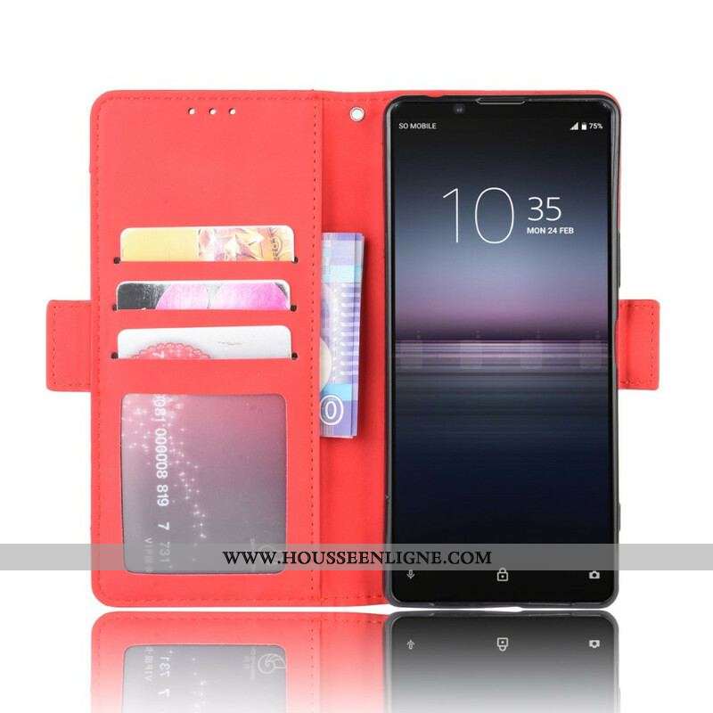 Housse Sony Xperia 5 II Classe Première Multi-Cartes