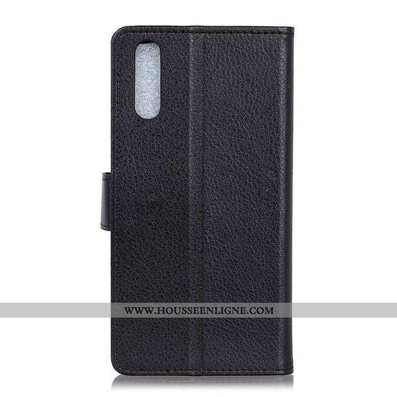 Housse Sony Xperia 5 II Simili Cuir Traditionnel Litchi