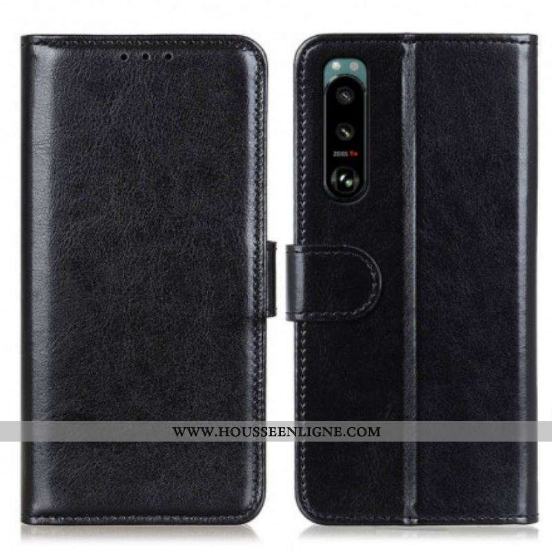 Housse Sony Xperia 5 III Simili Cuir Finesse