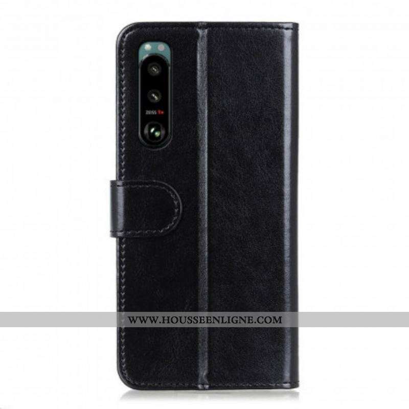 Housse Sony Xperia 5 III Simili Cuir Finesse