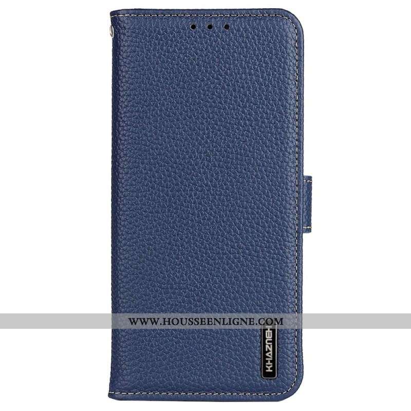 Housse Sony Xperia 5 IV Cuir Litchi KHAZNEH