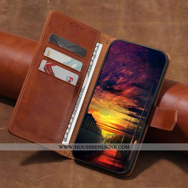 Housse Sony Xperia 5 IV Cuir Litchi RFID