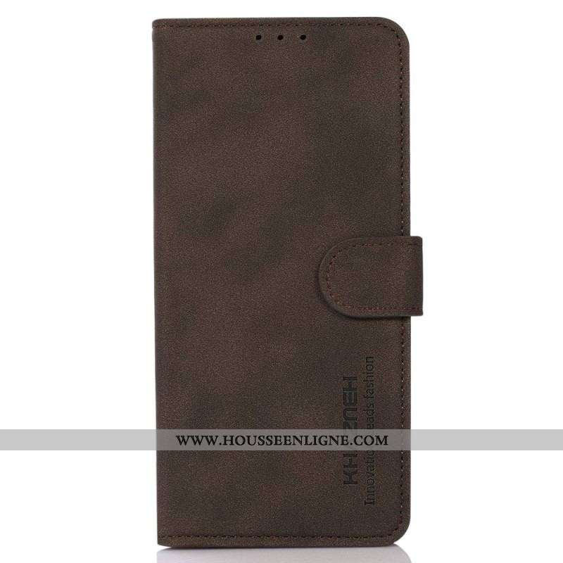 Housse Sony Xperia 5 IV Effet Cuir Fashion KHAZNEH