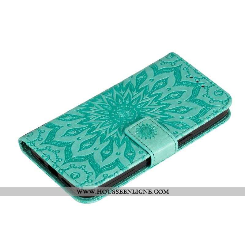 Housse Sony Xperia 5 IV Mandala Soleil avec Lanière