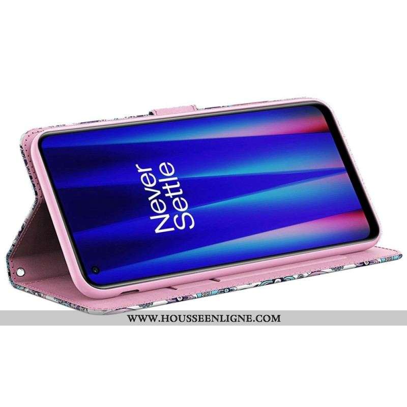 Housse Sony Xperia 5 IV Motif Cachemire à Lanière