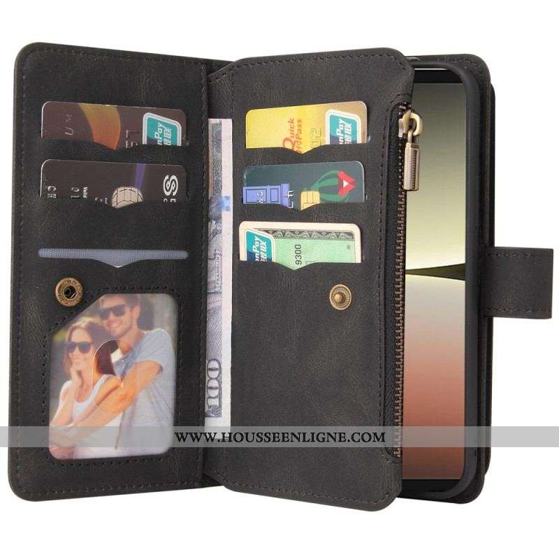 Housse Sony Xperia 5 IV Multi-fonctions Porte-Cartes