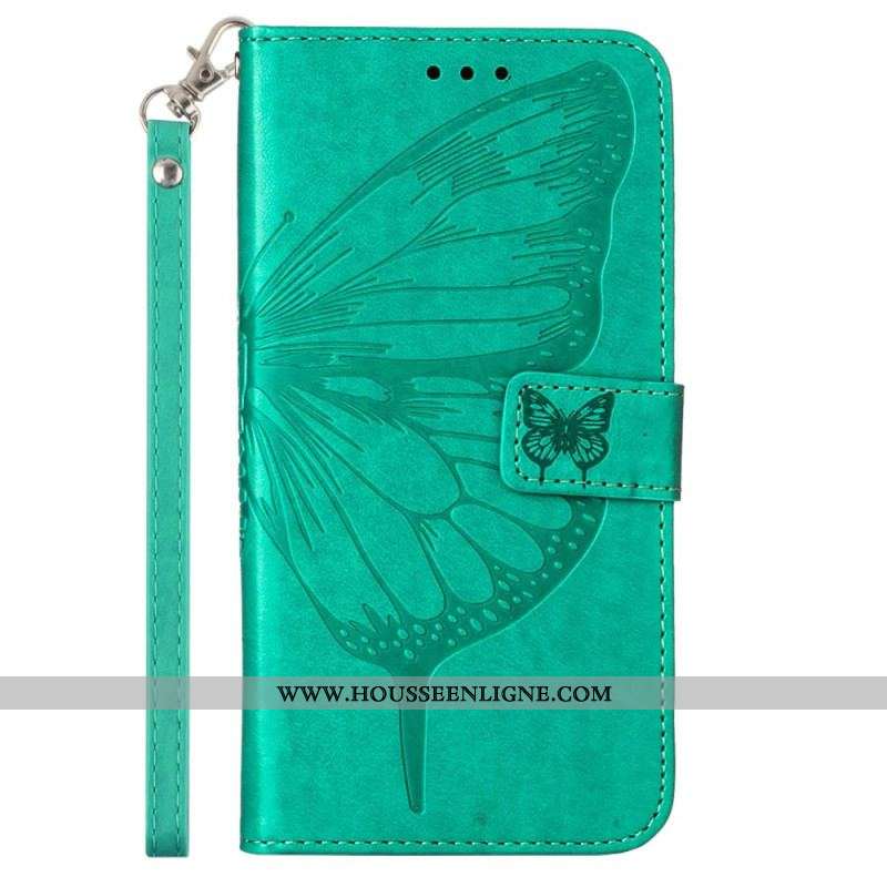 Housse Sony Xperia 5 IV Papillon Baroque à Lanière
