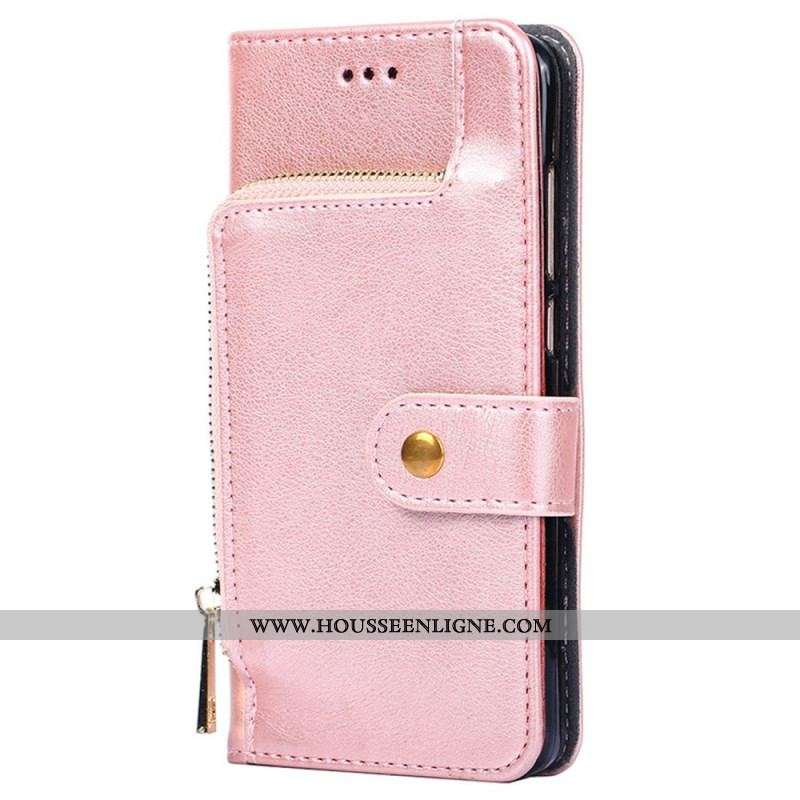 Housse Sony Xperia 5 IV Porte-Monnaie Zippé