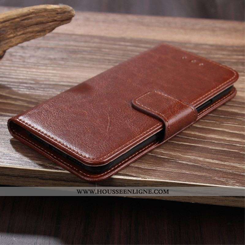 Housse Sony Xperia 5 IV Simili Cuir Rétro