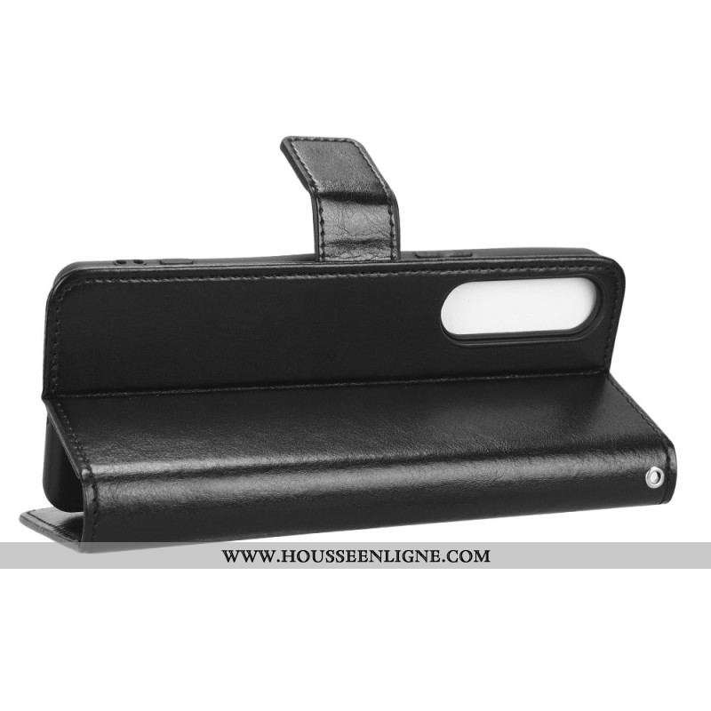 Housse Sony Xperia 5 IV Style Cuir Rétro