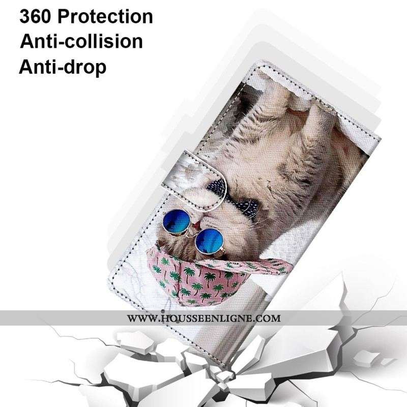 Housse Sony Xperia 5 IV Yo Cat à Lanière