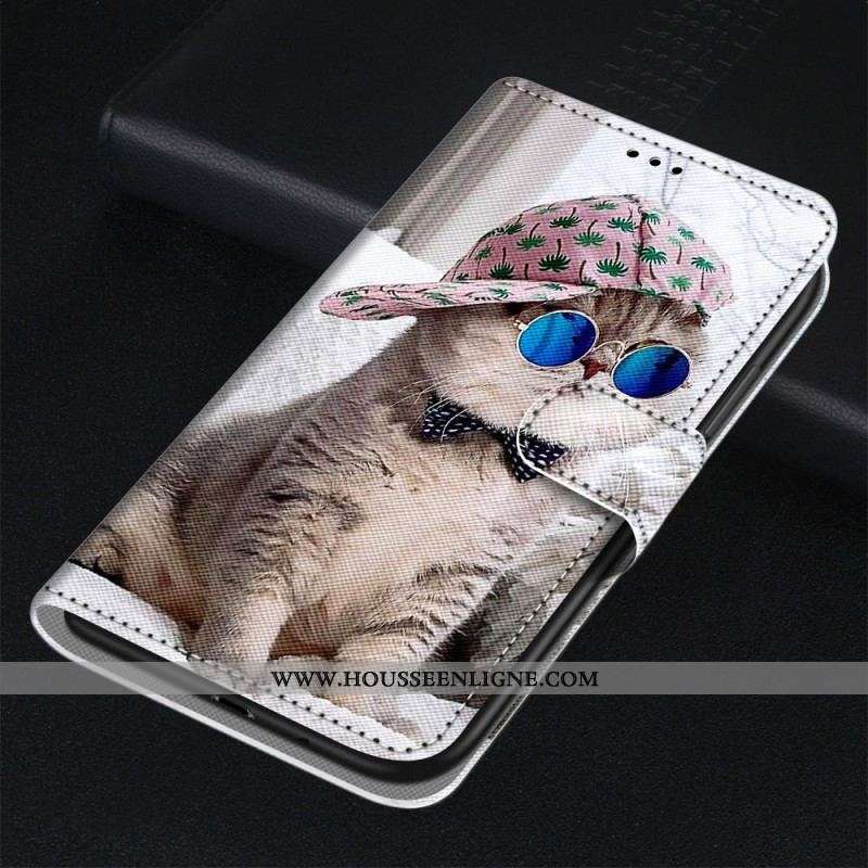 Housse Sony Xperia 5 IV Yo Cat à Lanière