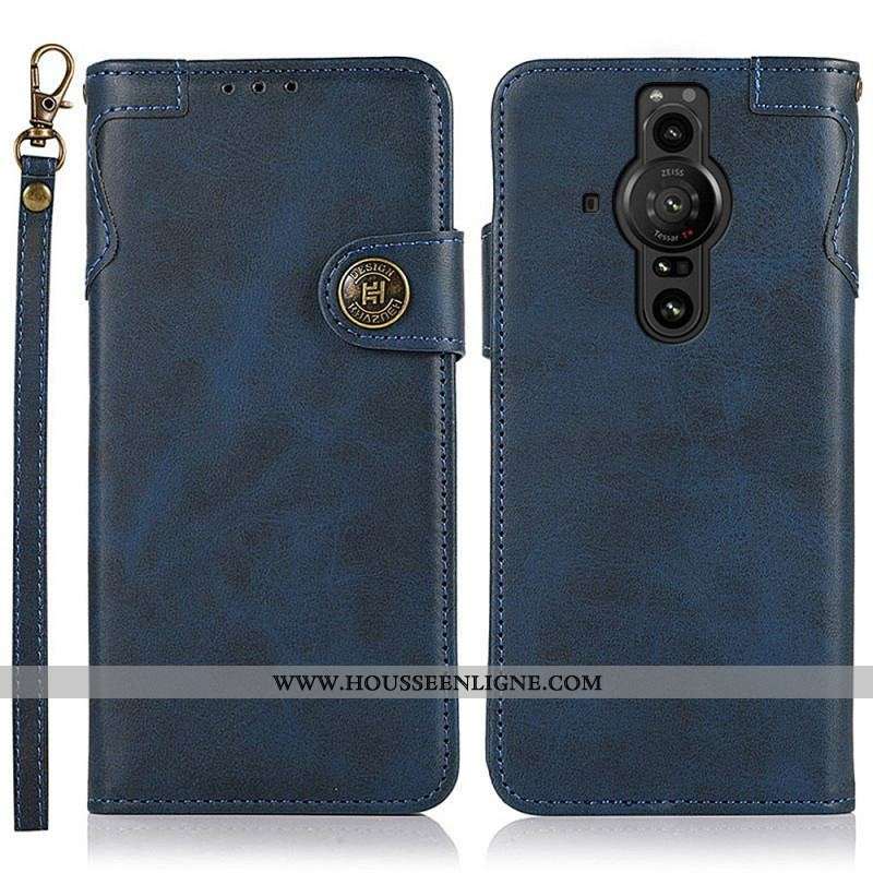 Housse Sony Xperia Pro-I Bouton Magnétique KHAZNEH