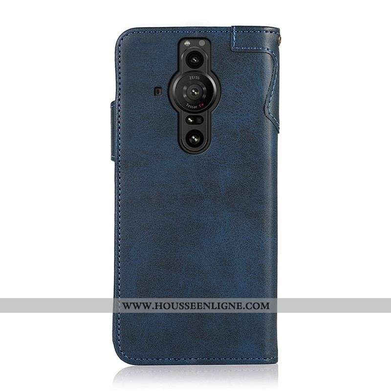 Housse Sony Xperia Pro-I Bouton Magnétique KHAZNEH