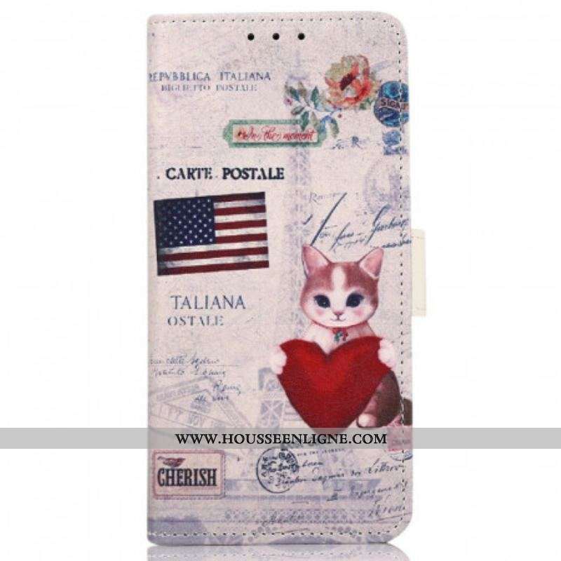 Housse Sony Xperia Pro-I Chat Voyageur