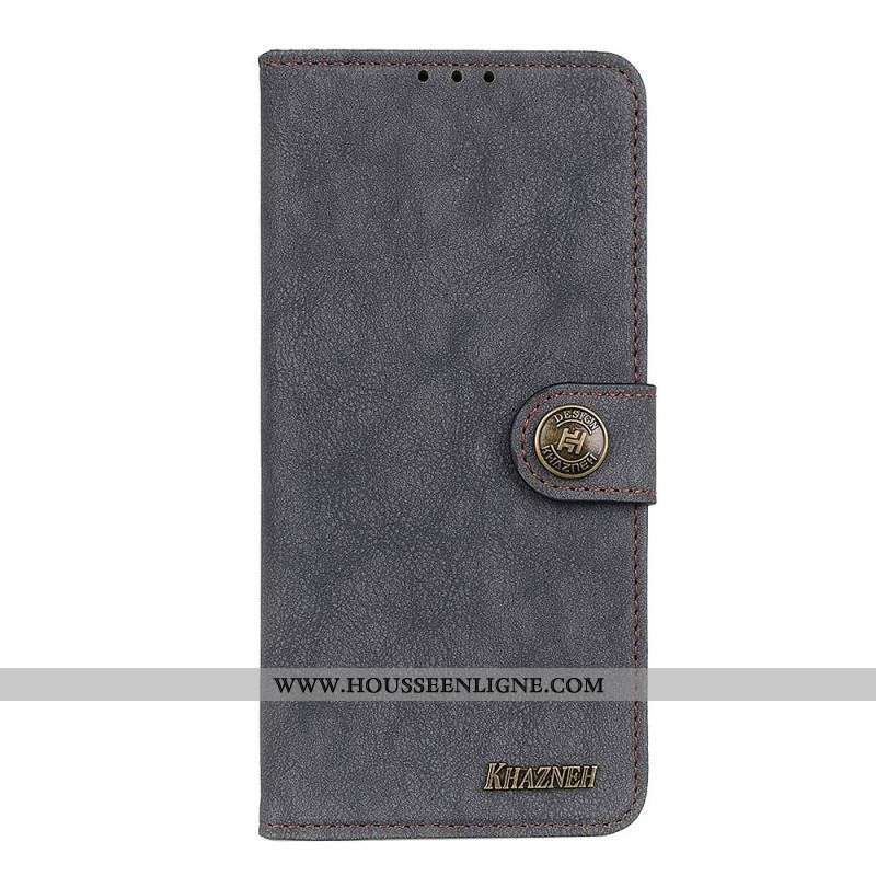 Housse Sony Xperia Pro-I Cuir Fendu Rétro KHAZNEH