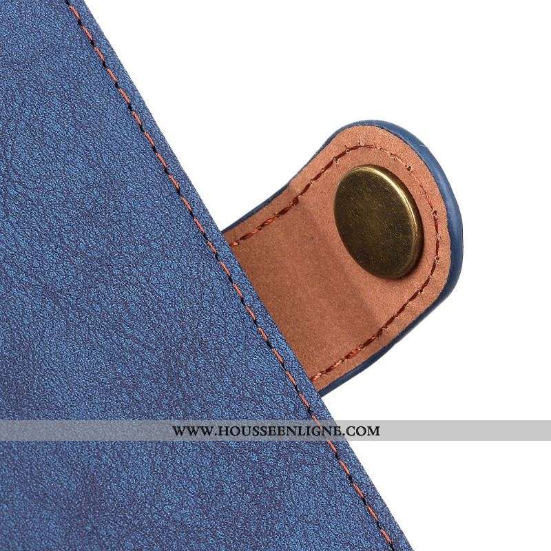 Housse Sony Xperia Pro-I Cuir Fendu Rétro KHAZNEH