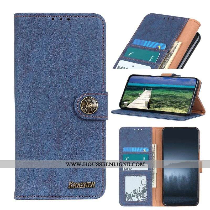 Housse Sony Xperia Pro-I Cuir Fendu Rétro KHAZNEH
