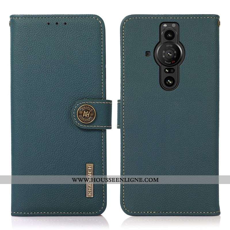 Housse Sony Xperia Pro-I Cuir KHAZNEH
