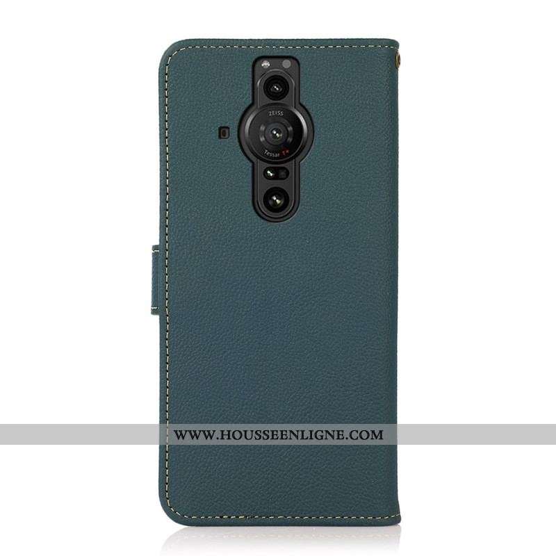 Housse Sony Xperia Pro-I Cuir KHAZNEH