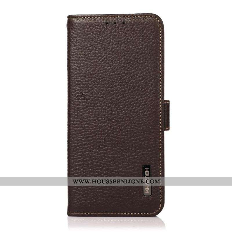 Housse Sony Xperia Pro-I Cuir Litchi KHAZNEH RFID