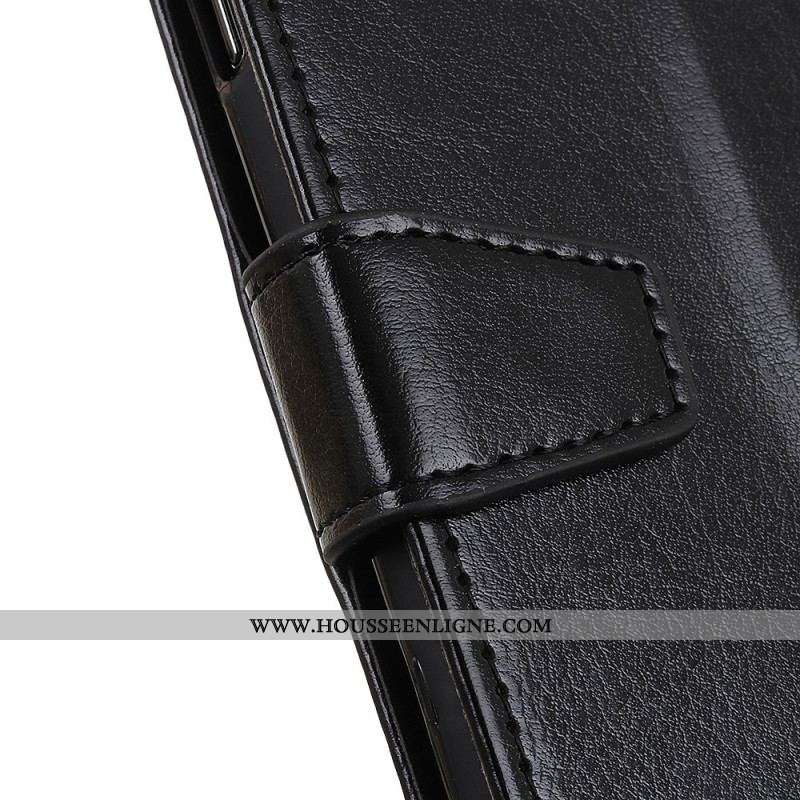 Housse Sony Xperia Pro-I Effet Cuir Brillant Simple