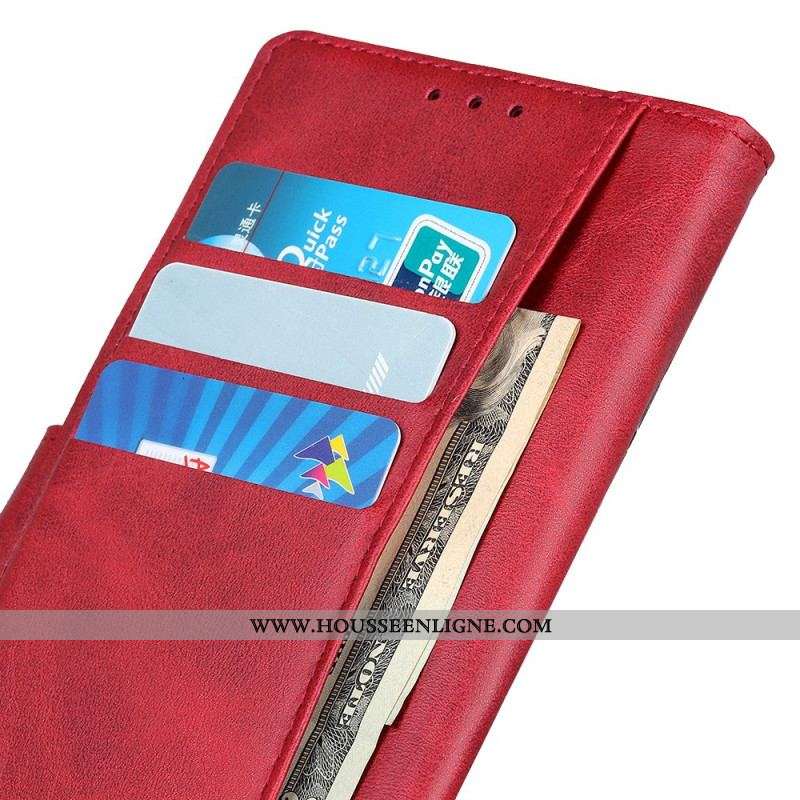 Housse Sony Xperia Pro-I Effet Cuir Mat Rétro