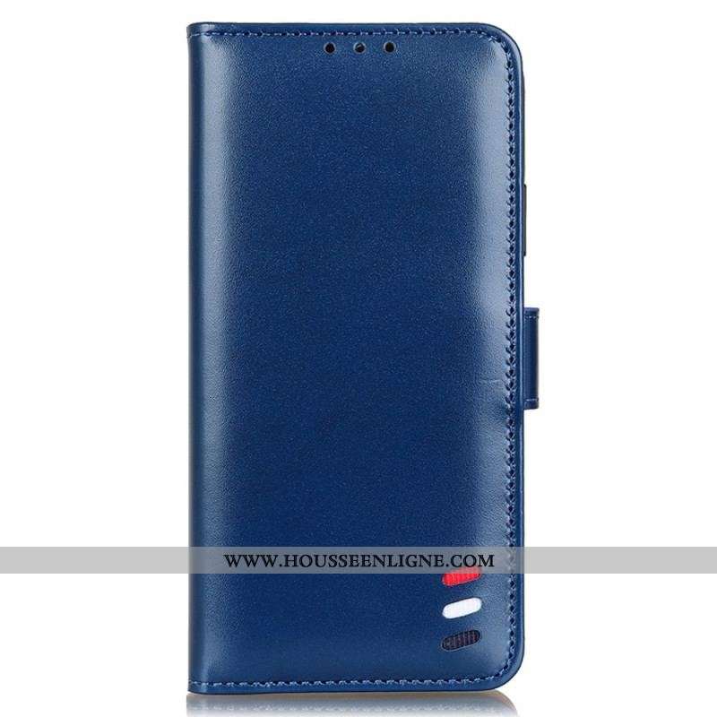 Housse Sony Xperia Pro-I Effet Cuir Tricolore